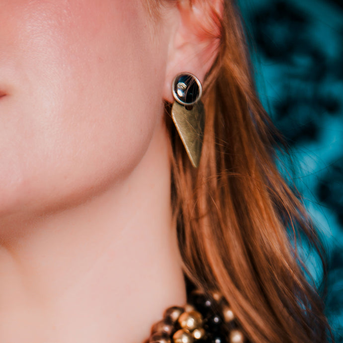Black Hole Earrings
