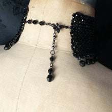 Black Iris Beaded Choker