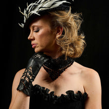 Black Iris Beaded Choker