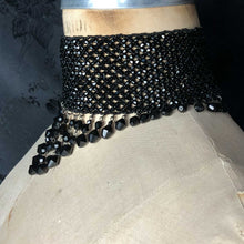 Black Iris Beaded Choker