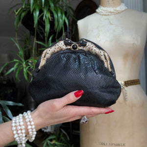 Black Leopard Bag
