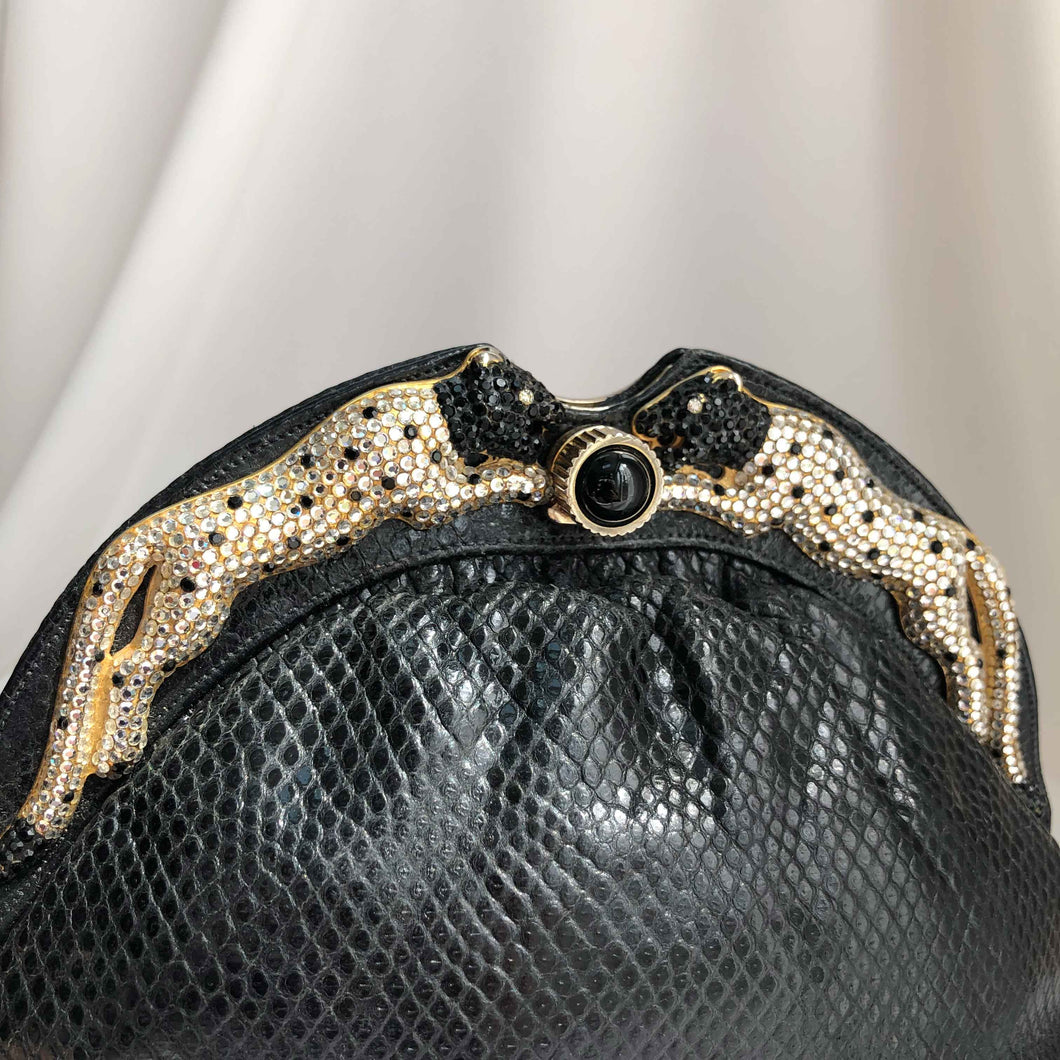 Black Leopard Bag