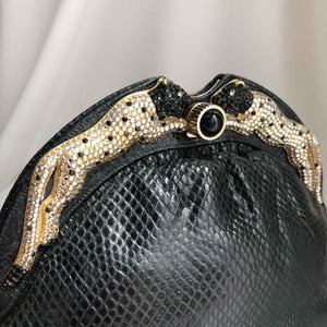 Black Leopard Bag