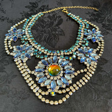 Blue Daisy Necklace