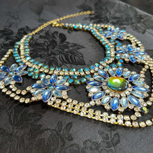 Blue Daisy Necklace