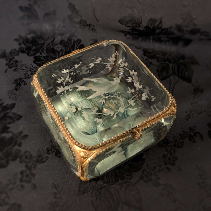 Victorian Blue Jay Box