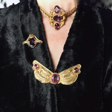 Purple Passion Serpent Brooch