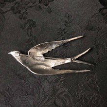 Crystal Swallow Brooch