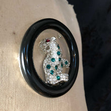 Cartier-style Emerald Leopard
