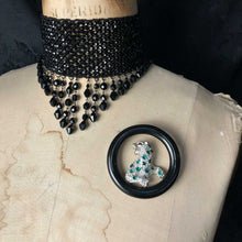 Cartier-style Emerald Leopard