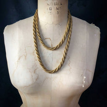 Entwined Snakes Rope Necklace