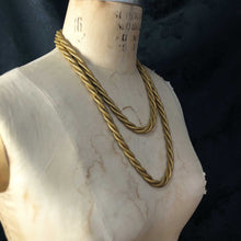 Entwined Snakes Rope Necklace