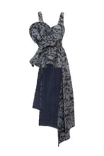 byVINNIK Fleur Peplum Top in "Skulls"