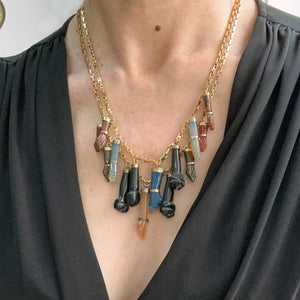 Figa layer necklace