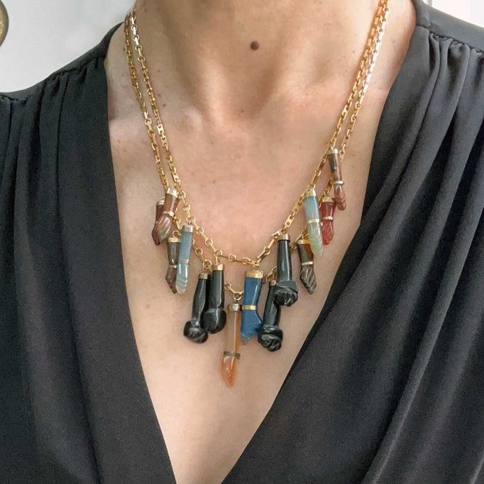 Figa layer necklace