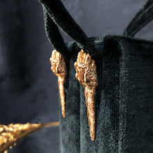 Velvet Gucci-style Box Bag