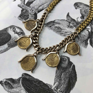 Golden Eagle Coin Necklace