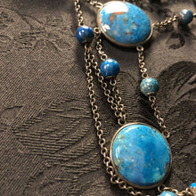 Lapis Cameo Necklace
