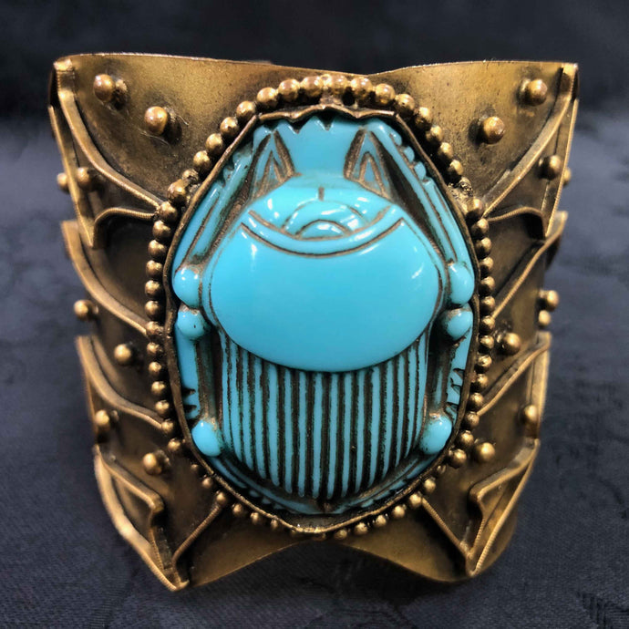 Mondo Scarab Cuff