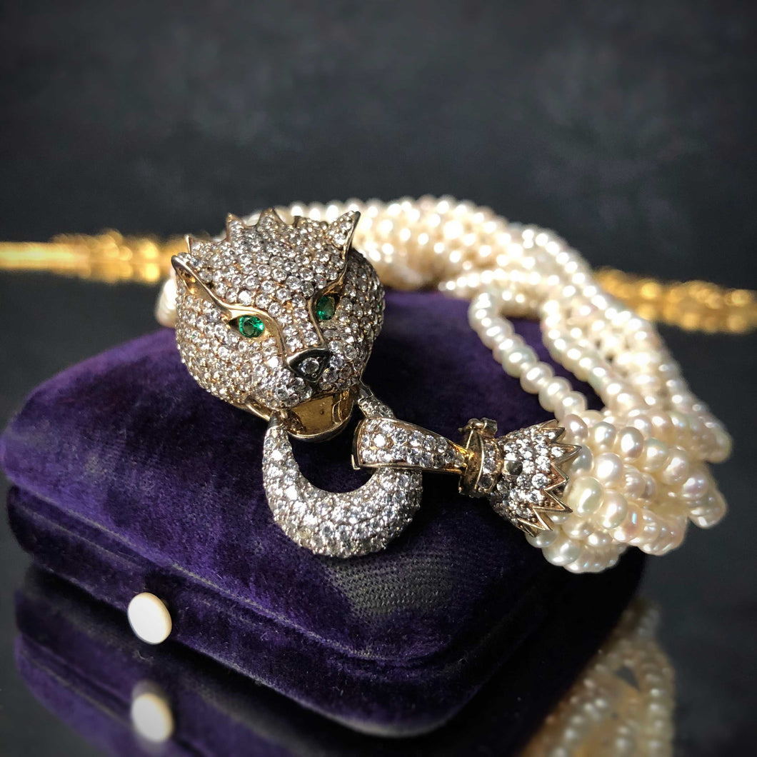 Pearly Feline Bracelet