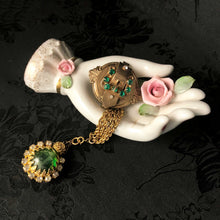 Emerald Buckle Perfume Pendant