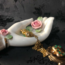 Emerald Buckle Perfume Pendant