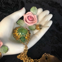 Emerald Buckle Perfume Pendant