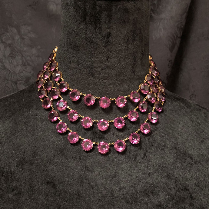 Bewitching Purple Riviere Collar