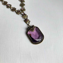 Purple Scallop Necklace