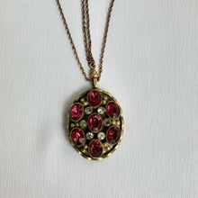 Raspberry Gem Locket
