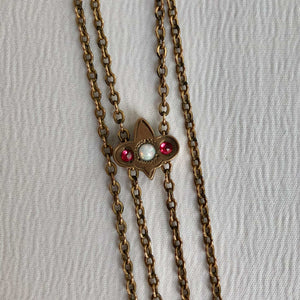 Raspberry Gem Locket