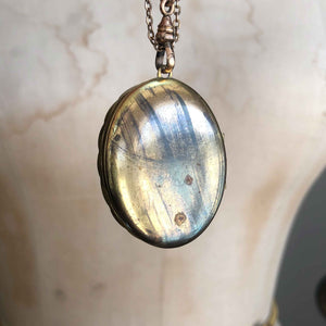 Raspberry Gem Locket