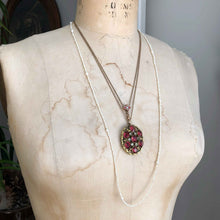 Raspberry Gem Locket