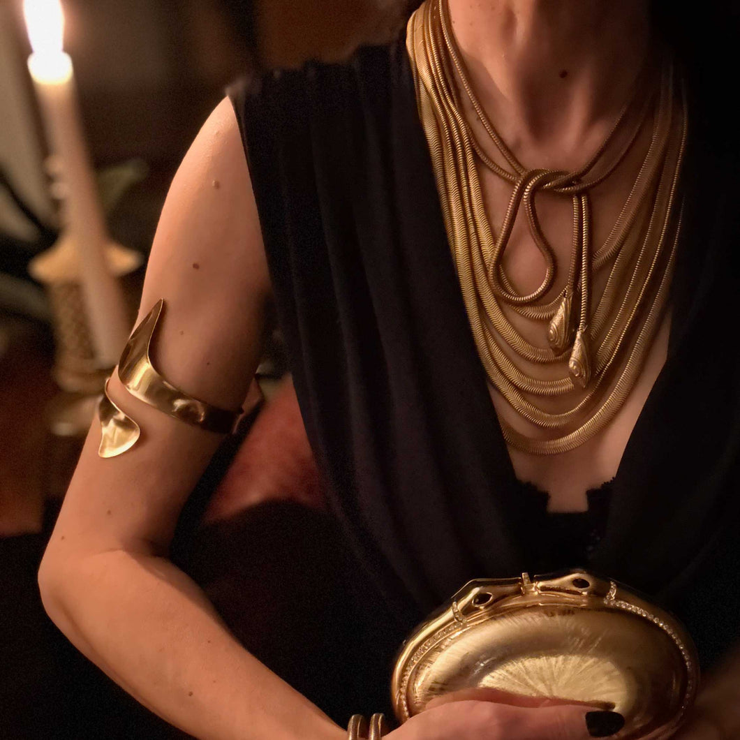 Layered Snake Chain Necklace