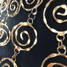 Serpentine Spiral Swirls Mega Necklace