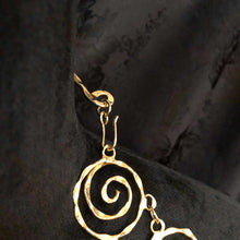Serpentine Spiral Swirls Mega Necklace