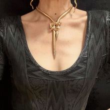 Serpentine Bow Necklace