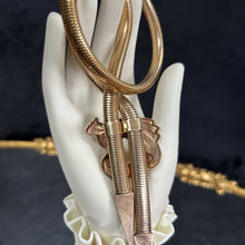 Serpentine Bow Necklace