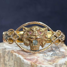 Snarling Tiger Antique Beast Bangle