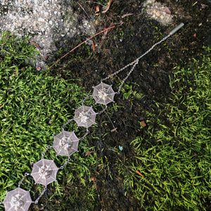 Delicate Spider Web Necklace & Bracelet set