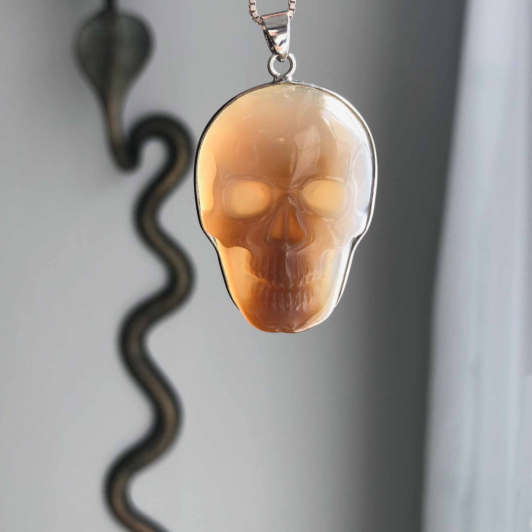 Stone Skull Pendant