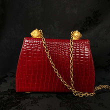 Twin Tigers Bag in Ruby Red
