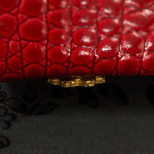 Twin Tigers Bag in Ruby Red