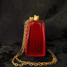 Twin Tigers Bag in Ruby Red