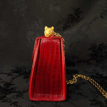 Twin Tigers Bag in Ruby Red