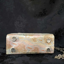 Twin Tigers Bag in Silver Snakeprint