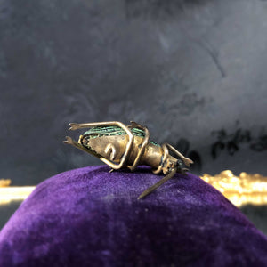 Victorian Diamond Weevil Brooch