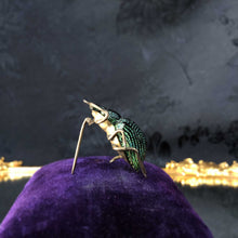 Victorian Diamond Weevil Brooch