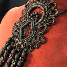 Victorian lace necktie