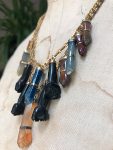 Figa layer necklace